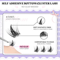 Luxe Lashes Manga Cluster Lashes – Natural Volume Mixed Tray DIY