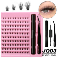 Luxe Lashes DIY Lash Extension Kit – Cluster Lashes with Lash Glue