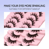 Luxe Lashes Winged Cat Eye Strip Lashes – Elongated Fluffy Faux Mink