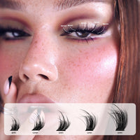 Luxe Lashes DIY Lash Extension Kit – Cluster Lashes with Lash Glue