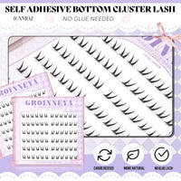 Luxe Lashes Manga Cluster Lashes – Natural Volume Mixed Tray DIY
