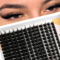 Luxe Lashes Fluffy Volume Cluster Lashes – Wispy DIY Lash Extensions