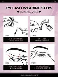 Luxe Lashes DIY Natural Cluster Lashes – Mixed Tray Lash Extension Look