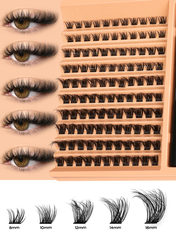 Luxe Lashes DIY Cluster Lash Kit – Complete Eyelash Extension Set