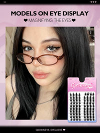 Luxe Lashes DIY Natural Cluster Lashes – Mixed Tray Lash Extension Look