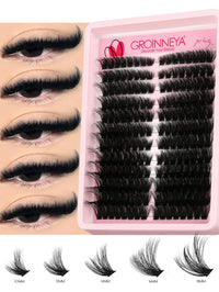 Luxe Lashes Wispy Cat Cluster Lash Extensions – Fluffy Volume DIY
