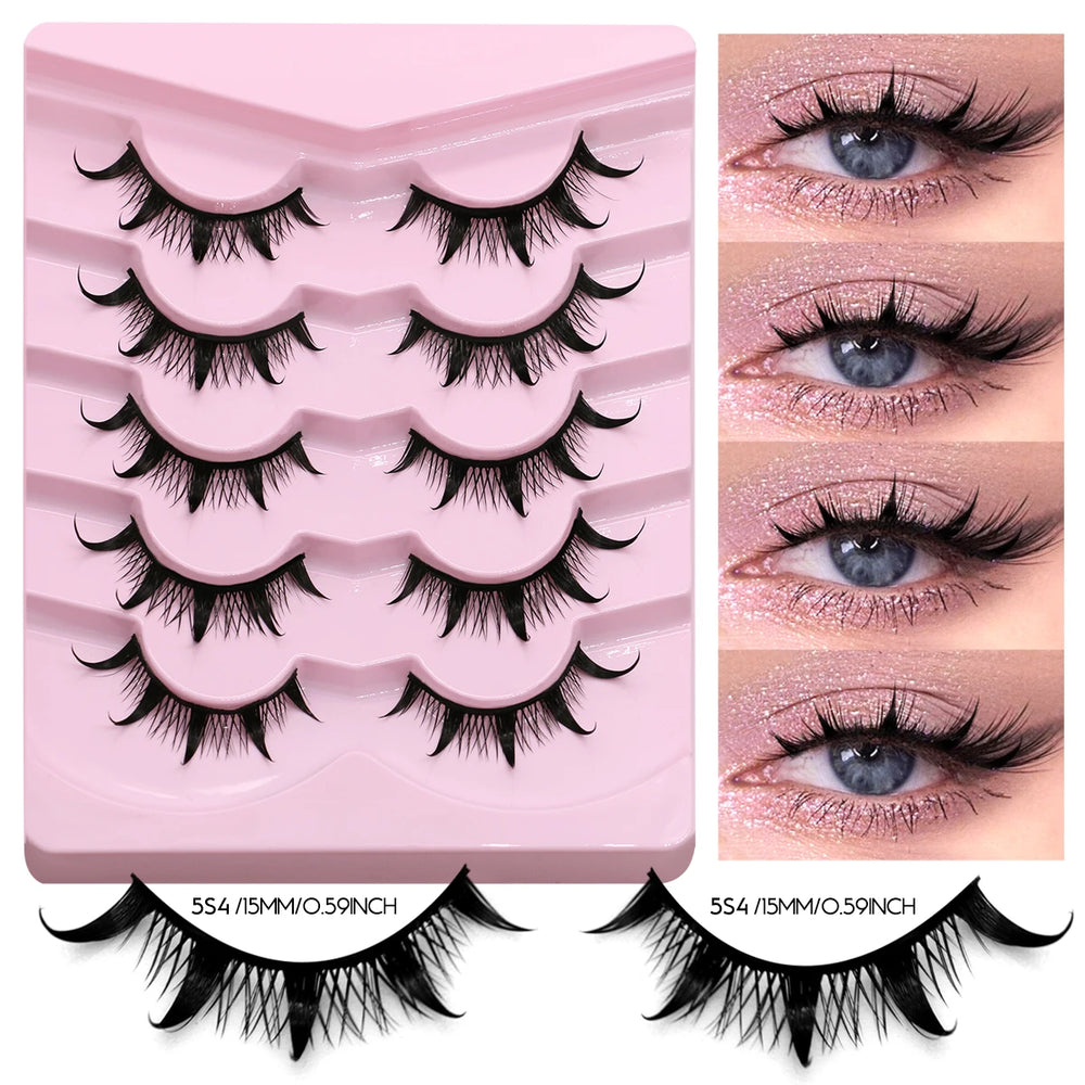 Luxe Lashes 3D Manga Mink Lashes – Soft Wispy Natural Lash Extension