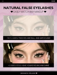 Luxe Lashes DIY Natural Cluster Lashes – Mixed Tray Lash Extension Look