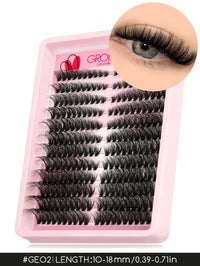 Luxe Lashes Wispy Cat Cluster Lash Extensions – Fluffy Volume DIY