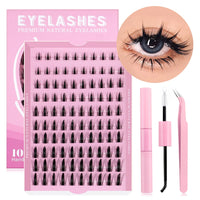 Luxe Lashes Manga DIY Lash Kit – 10-18mm Mixed Cluster Tray with Bond