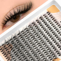 Luxe Lashes Fluffy Volume Cluster Lashes – Wispy DIY Lash Extensions