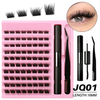Luxe Lashes DIY Lash Extension Kit – Cluster Lashes with Lash Glue