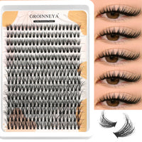 Luxe Lashes Fluffy Volume Cluster Lashes – Wispy DIY Lash Extensions
