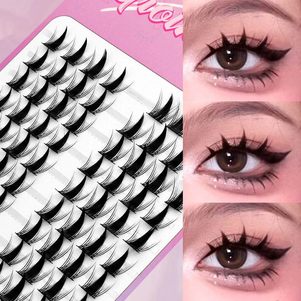 Luxe Lashes DIY Natural Cluster Lashes – Mixed Tray Lash Extension Look