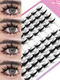 Luxe Lashes DIY Natural Cluster Lashes – Mixed Tray Lash Extension Look