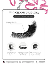 Luxe Lashes Dramatic Volume Winged Cat Eye Lashes – Clear Band Faux Mink