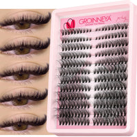 Luxe Lashes Wispy Cat Cluster Lash Extensions – Fluffy Volume DIY